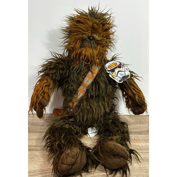Star Wars Disney‎ Large Chewbacca Plush 23" Wookie Chewie Disney Stuffed Animal - Picture 1 of 9